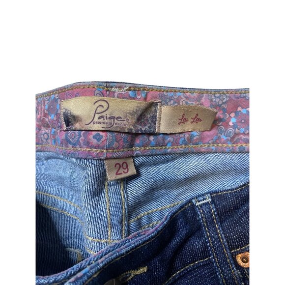 Paige Lou Lou Boot Cut Flare Jeans Size 29 - Picture 5 of 7